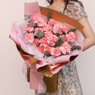 秦皇岛鲜花速递康乃馨香水百合花束礼盒海港山海关生日祝福送花店