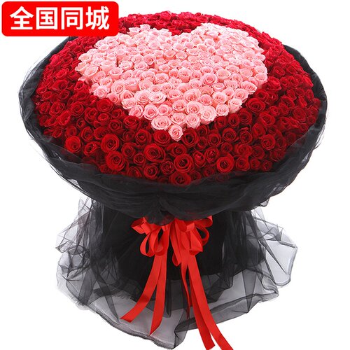 七夕365朵生日全国同城玫瑰花束