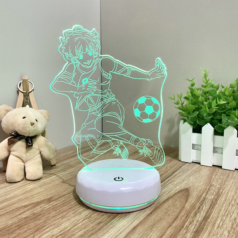 蓝色监狱bluelock蜂乐回动漫周边变色小夜灯床头灯卧室灯生日礼品