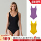 BIKINIHI女士连体泳衣微胖收腰显瘦性感露背抗氯防晒游泳温泉度假