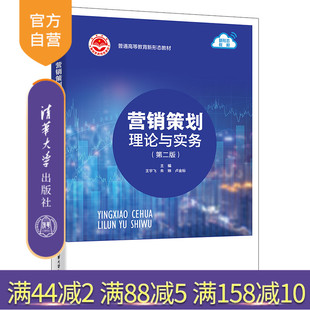 【官方正版新书】 营销策划理论与实务(第二版) 王宇飞,朱琳,卢金标 清华大学出版社 市场营销