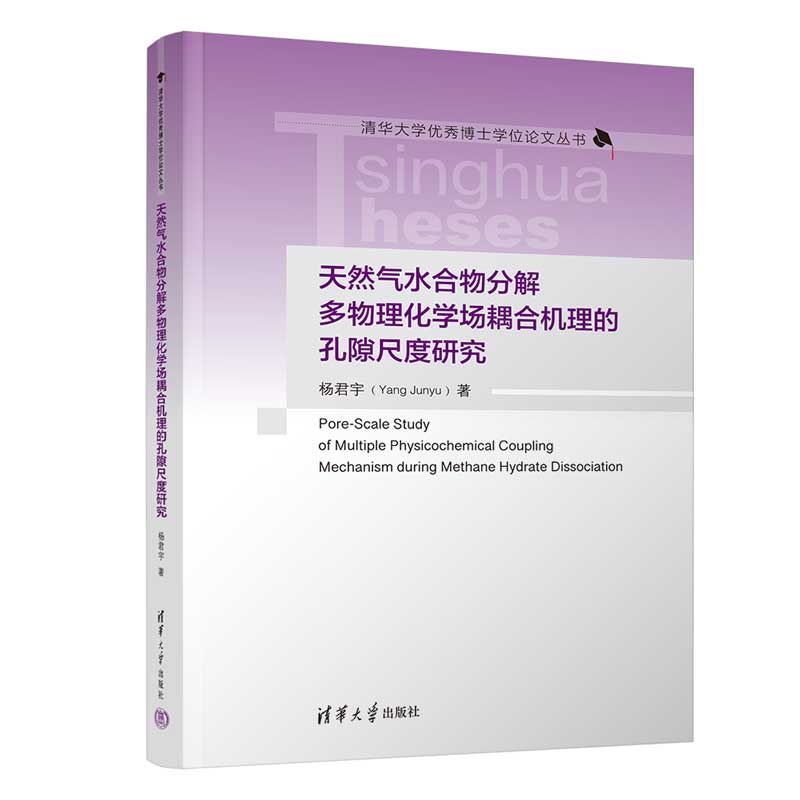 【官方正版新书】 天然气水合物分解多物理化学场耦合机理的孔隙尺度研究 杨君宇 清华大学出版社