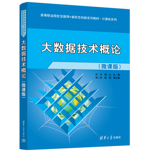 汪忆 周沁 社 大数据技术概论 数据处理—等职业教育—教材 清华大学出版 微课版 胡斌 清华直发 张二兵