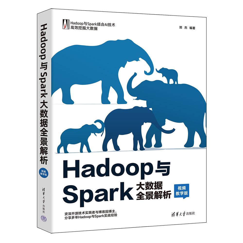 【官方正版新书】Hadoop与Spark大数据全景解析:视频教学版 清华大学出版社 计算机