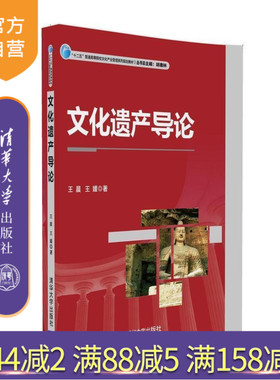 【官方正版新书】 文化遗产导论 王晨 王媛 清华大学出版社 精神产品 价值论经济学可移动和不可移动物质文化资源教材教程图书书籍