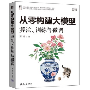 从零构建大模型 算法 社 官方正版 人工智能 清华大学出版 新书 梁楠 训练与微调