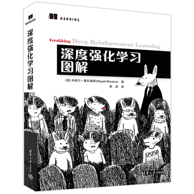 【官方正版】深度强化学习图解 [美]米格尔·莫拉莱斯 清华大学出版社 深度学习与神经网络人工智能
