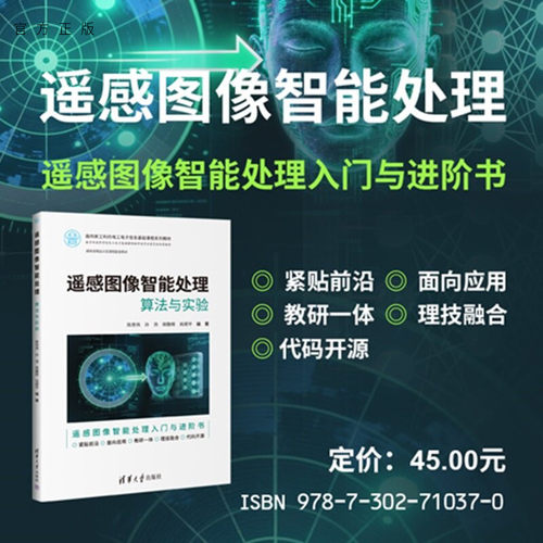 遥感图像智能处理入门与进阶书；紧贴前