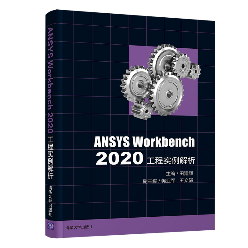 【官方正版】ANSYS Workbench 2020工程实例解析田建辉清华大学出版社有限元分析应用软件