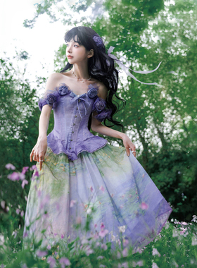 【莫奈睡莲】2型胸衣SK全款链接-青Lo九周年店庆油画集套装