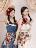 林檎与花 系列搭配刺绣小物KC头箍发卡边夹草帽胸针蝴蝶结头饰