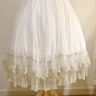 【全款现货】云贝衬裙 -Lolita百搭生成色延长撑腰围达100厘米