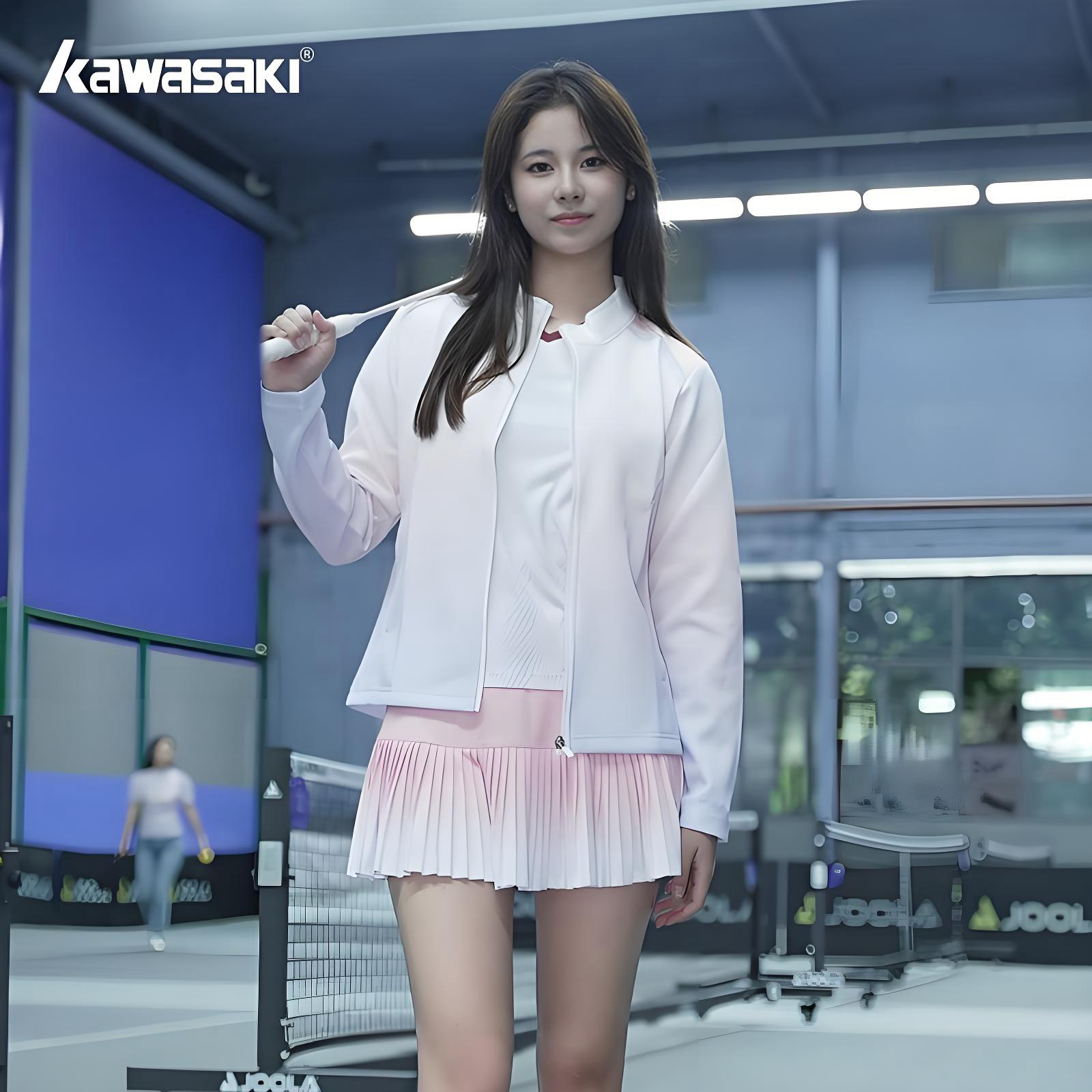 Kawasaki秋冬款长袖休闲运动服