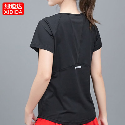 运动短袖女速干宽松夏季