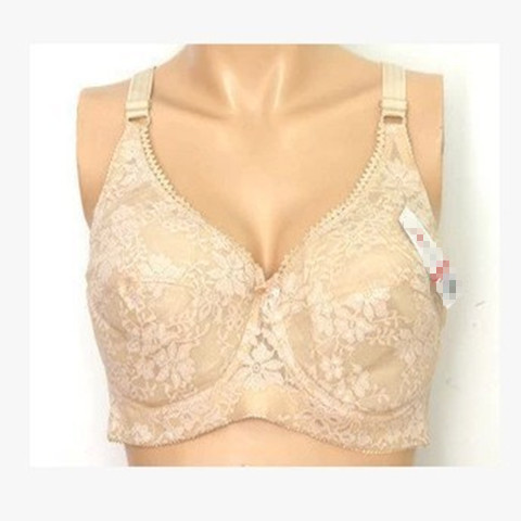 d罩杯无海绵大码调整型蕾丝内衣