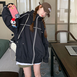 有货2026春季休闲高品质休闲冲锋衣外套8011P135控188，女装短外套，2C100