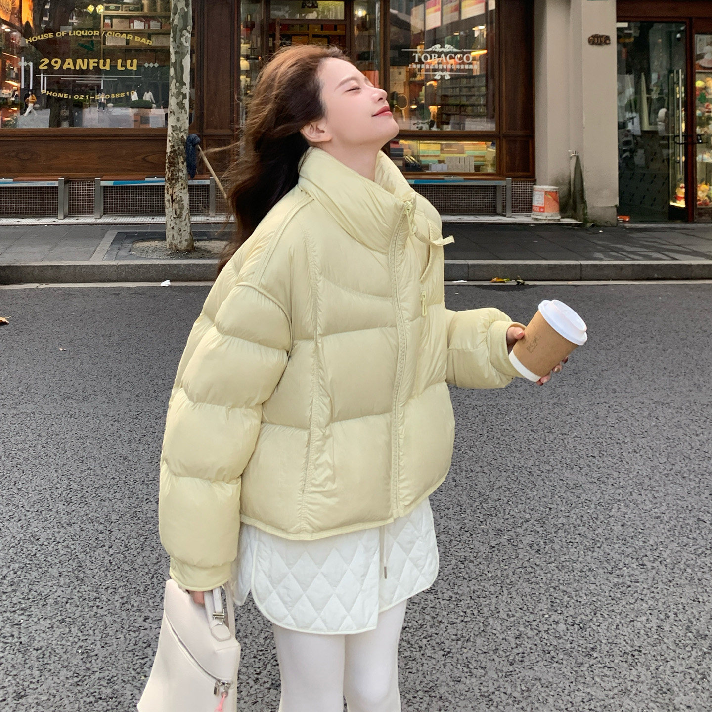 新款正在出2025冬季高品质新标90白鸭绒泡芙2976P275控418,女装羽绒服,2C100