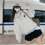 有货2026春季高品质休闲宽松卫衣8008P115控168，女装卫衣/绒衫，2C100