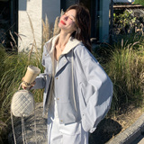 新款2026春季高品质休闲工装外套6006P165控268，女装短外套，2C100