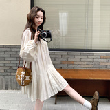 有货2026春季高品质麻料连衣裙2807P145控218，女装连衣裙，2C100