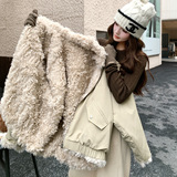 新款2025冬季高品质正反两穿派克服2938P245控368，女装派克服，2C100