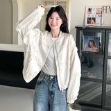 有货2026春季高品质珠光外套2510P145控198，女装短外套，2C100