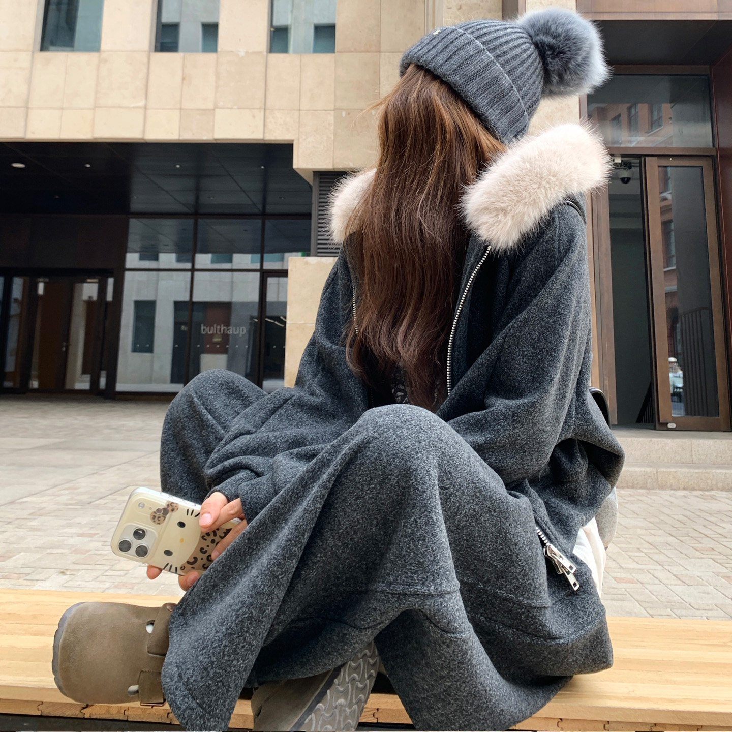 有货新款2025冬季高品质加绒含羊毛呢套装2995P285控428,女装套装/套裙,2C100