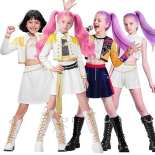 万圣节K-POP猎魔女团鲁米cos服韩流巨星佐伊米拉cosplay同款服装