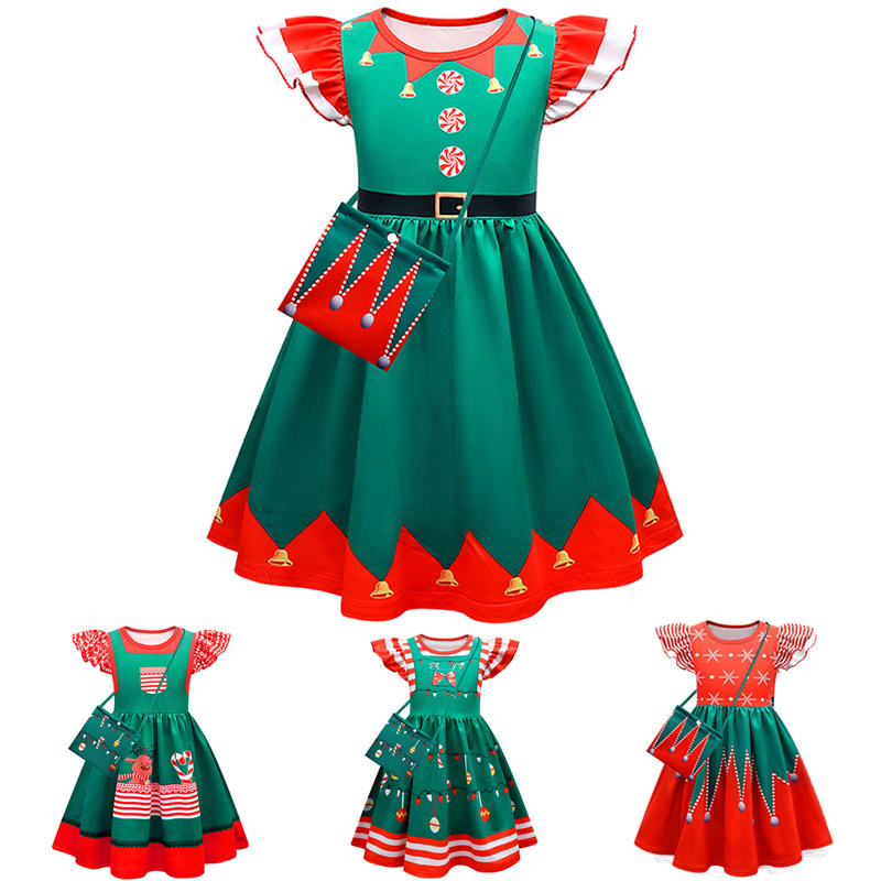 儿童圣诞节服装连衣裙