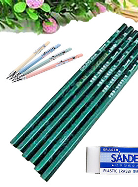 HB铅笔批发100支二年级幼儿园学生2B考试铅笔橡皮削笔刀绘图铅笔