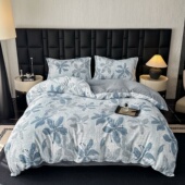 雕花绒被套定做加大尺寸牛奶绒被罩榻榻米被单四件套229x230 248