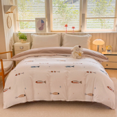 A类纯棉磨毛被套230 229定做订制秋冬加厚全棉大被罩228x248x274