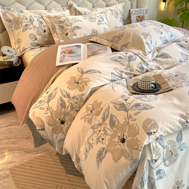 100%全棉被罩加厚定做订制加大尺寸纯棉磨毛被套229x230x250/248