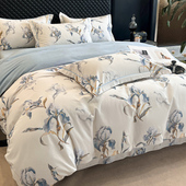 定做A类全棉磨毛四件套加大尺寸加厚纯棉被套床笠229x230x250 248