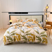 A类100%全棉被罩加厚纯棉磨毛被套四套件定做订制229x230x250x248