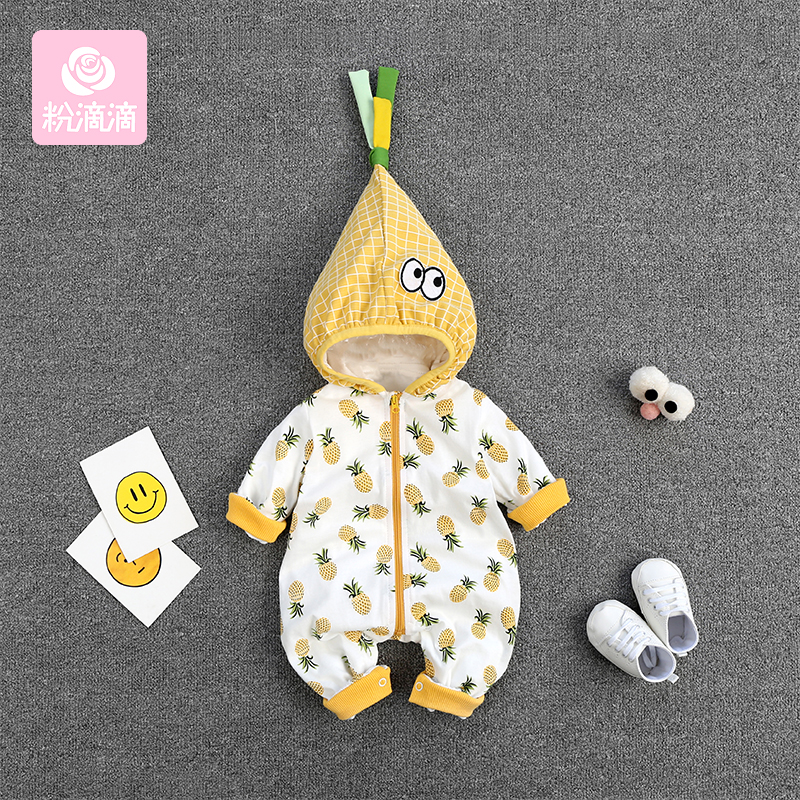 嬰兒秋裝女6滿月8新生兒衣服男寶寶連體衣春秋季0-3個月哈衣爬服