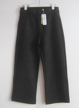 秋冬新品 正品 欧林雅竹纤维女士单裤 时尚阔腿裤外穿款FK85215