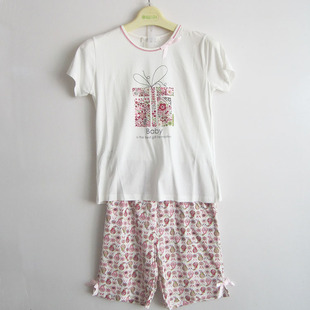 专柜正品 欧林雅竹纤维睡衣家居服套装亲子睡衣套装系列FJ534/535