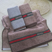 新品 欧林雅竹纤维高档提花毛巾洁面巾 复古洗澡巾XMT5005