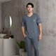 欧林雅竹纤维男士 睡衣 圆领薄款 正品 休闲运动家居服套装 FJD2135