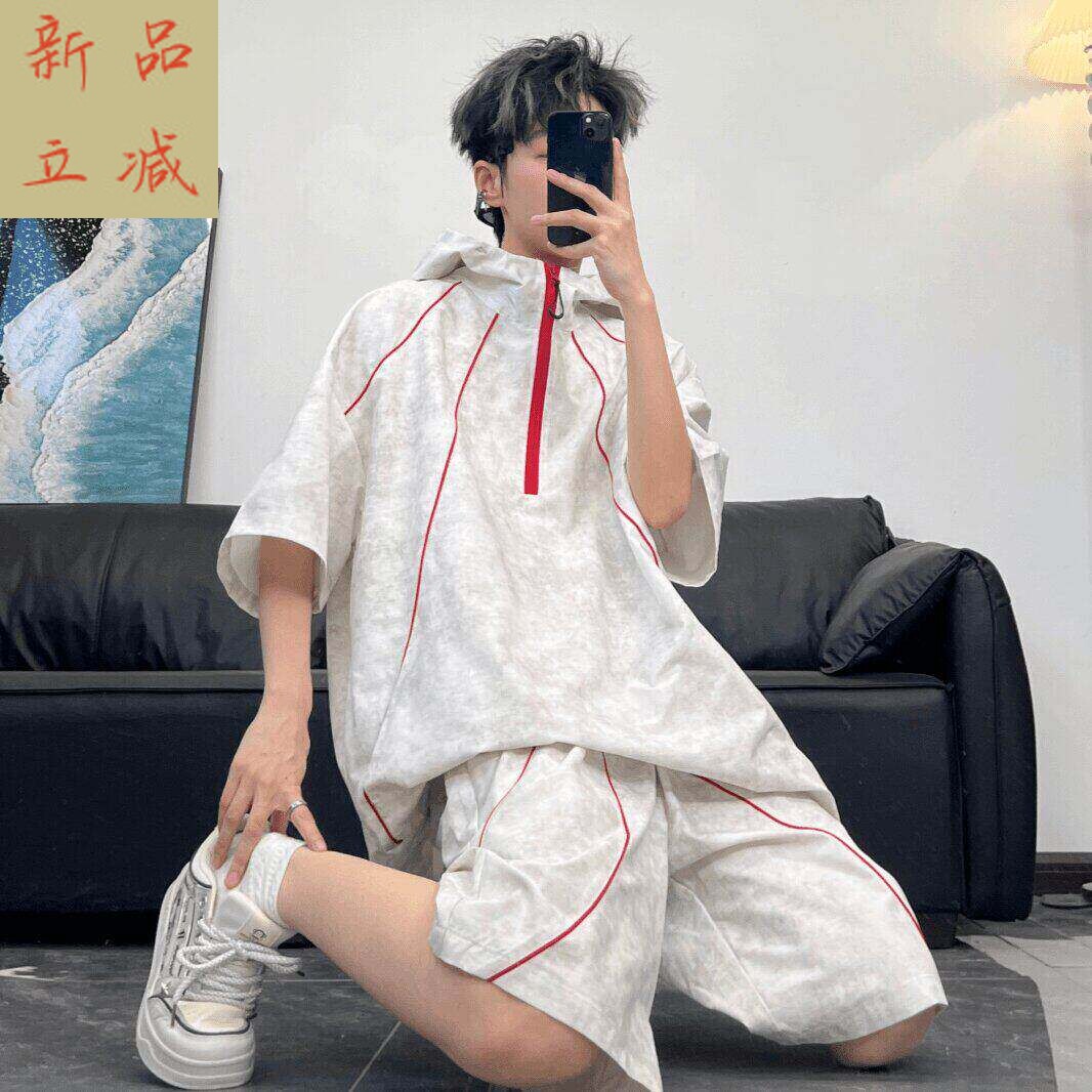 夏季搭配一套休闲帅气运动