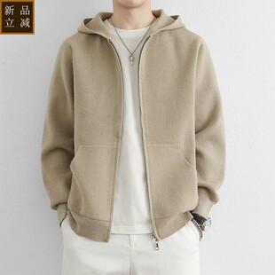 品质高品质毛衣外套男士春秋季潮牌针织开衫夹克宽松时尚慵懒风褂