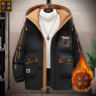 品质冬季加厚工装羽绒棉服青少年港风面包外套潮流宽松防寒保暖棉
