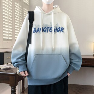 春秋季青少年卫衣男2026新款高中初中学生潮牌高级感大童连帽外套