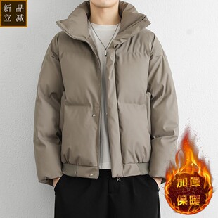 品质棉衣男冬季青少年新款潮流加厚保暖棉服初高中学生短款面包服