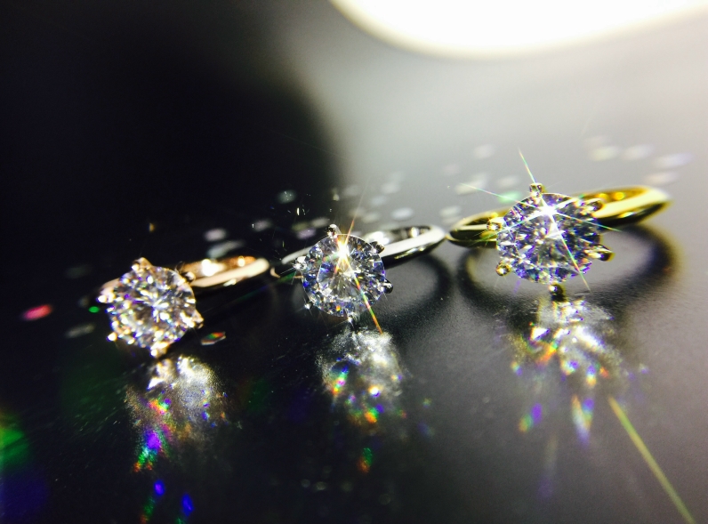 经典六爪克拉结婚莫桑钻石特价