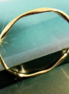 永久保色厚包24k黄金莫比乌斯环手镯子足金同款火爆古法素金实心