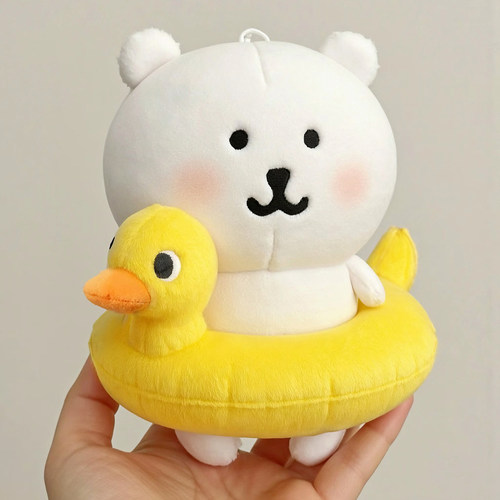 正版原创游泳圈13cm自嘲熊娃衣