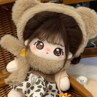 无属性棉花娃娃娃衣裙子有骨