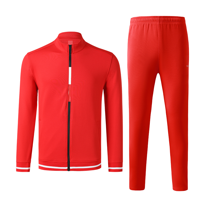 新款秋冬季长袖羽毛球服男女开胸套装武术运动会跑步领奖出场队服